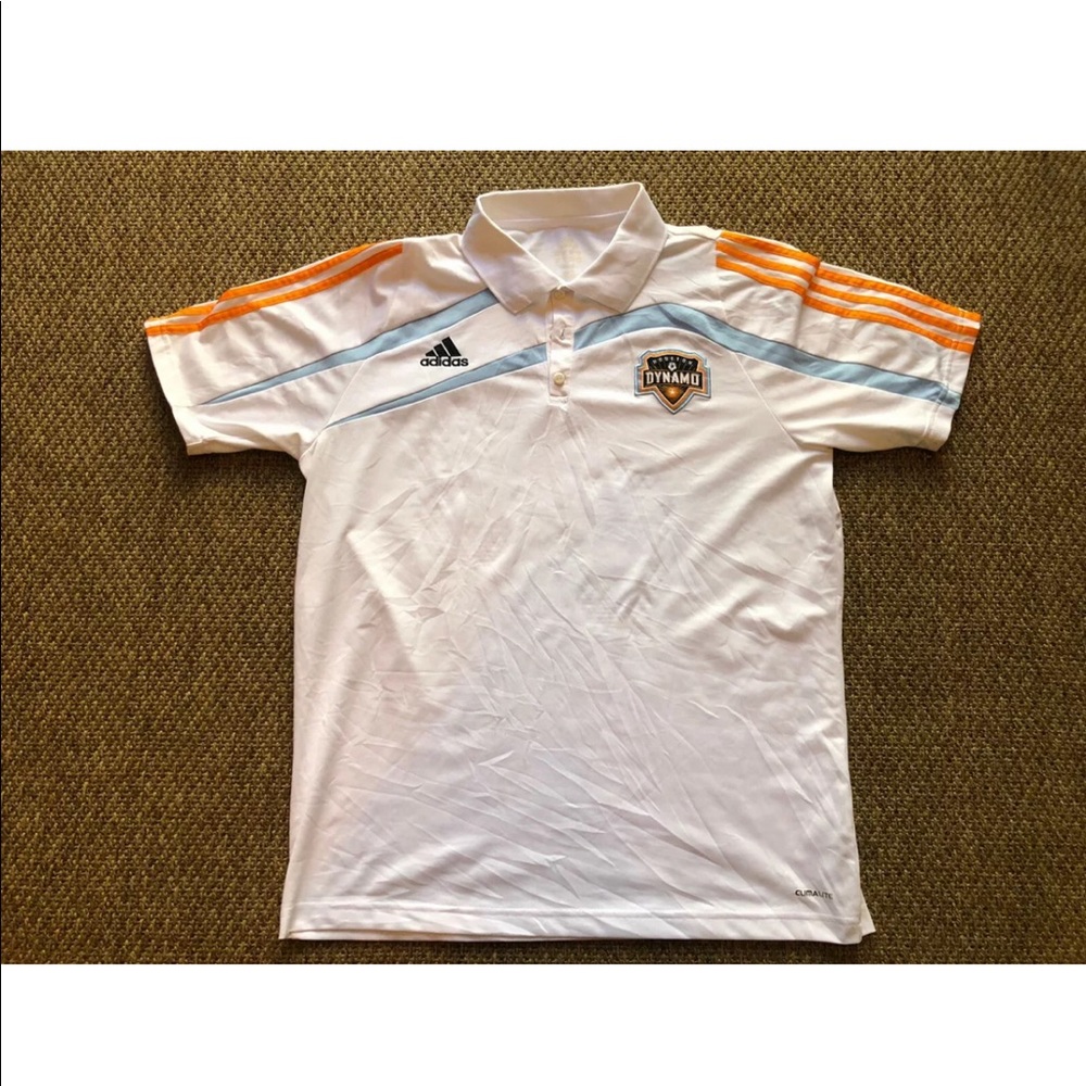 Adidas Houston Dynamo White Soccer Jersey